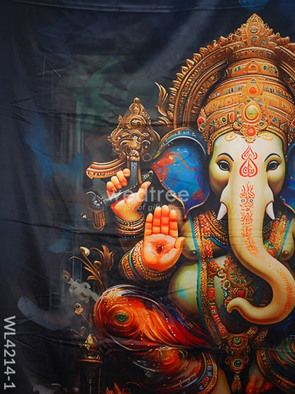 Back Drop Ganesha Design - WL4214