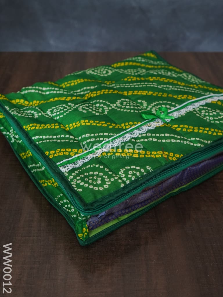 Bandhani Print Saree Cover Combo - Set of 2 - WW0012