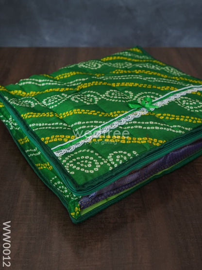 Bandhani Print Saree Cover Combo - Set of 2 - WW0012