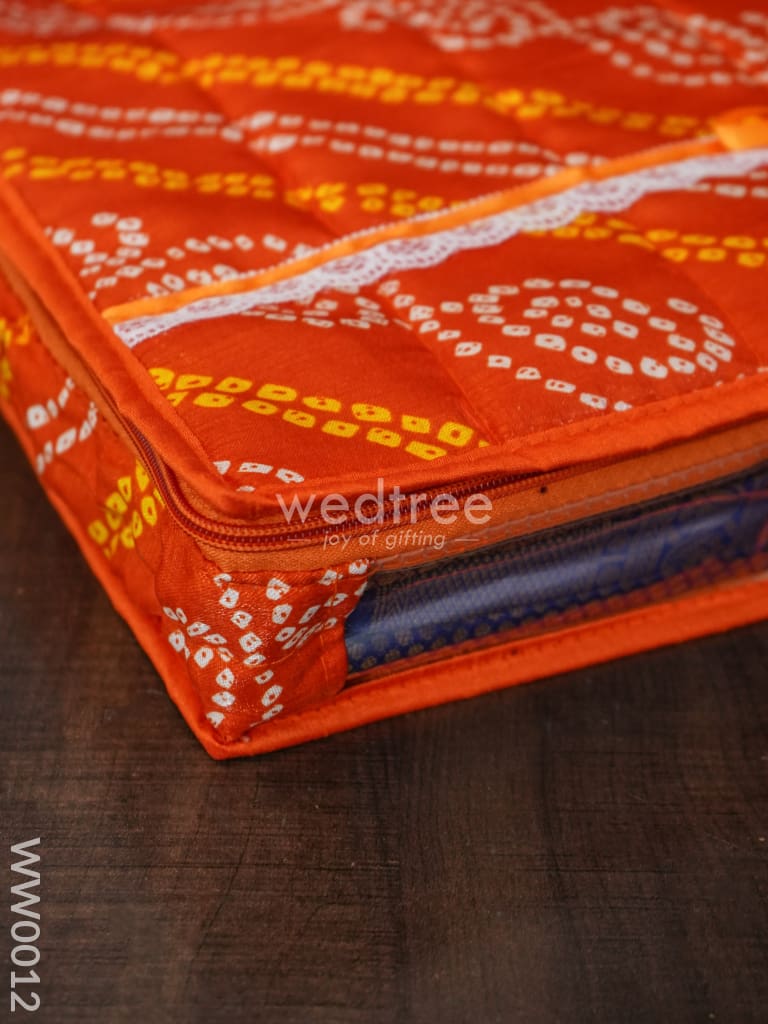 Bandhani Print Saree Cover Combo - Set of 2 - WW0012