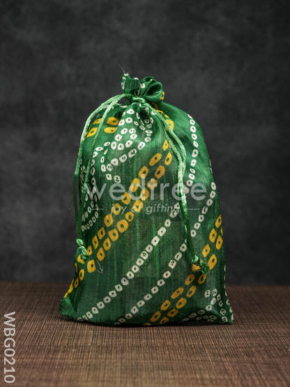Bandhani String Bag - 6 x 9 Inches - WBG0210