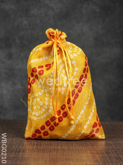 Bandhani String Bag - 6 x 9 Inches - WBG0210