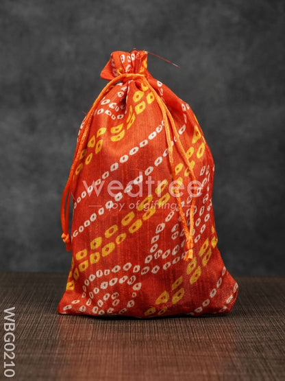 Bandhani String Bag - 6 x 9 Inches - WBG0210