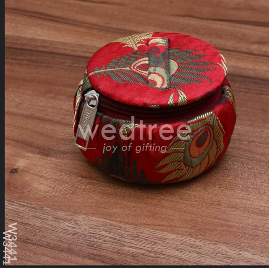 Bangle Box Peacock Feather Design - W3441