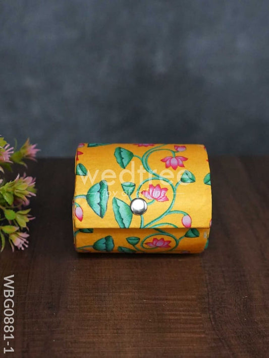 Bangle Holder with pichwai prints - 4 inch - WBG0881-1