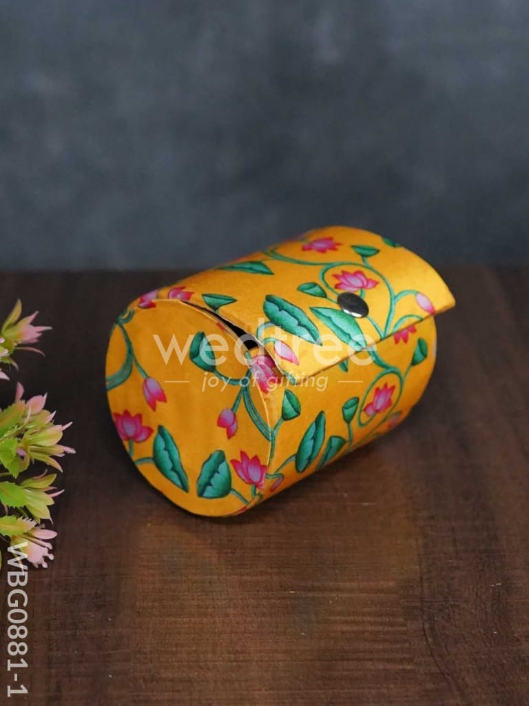 Bangle Holder with pichwai prints - 4 inch - WBG0881-1