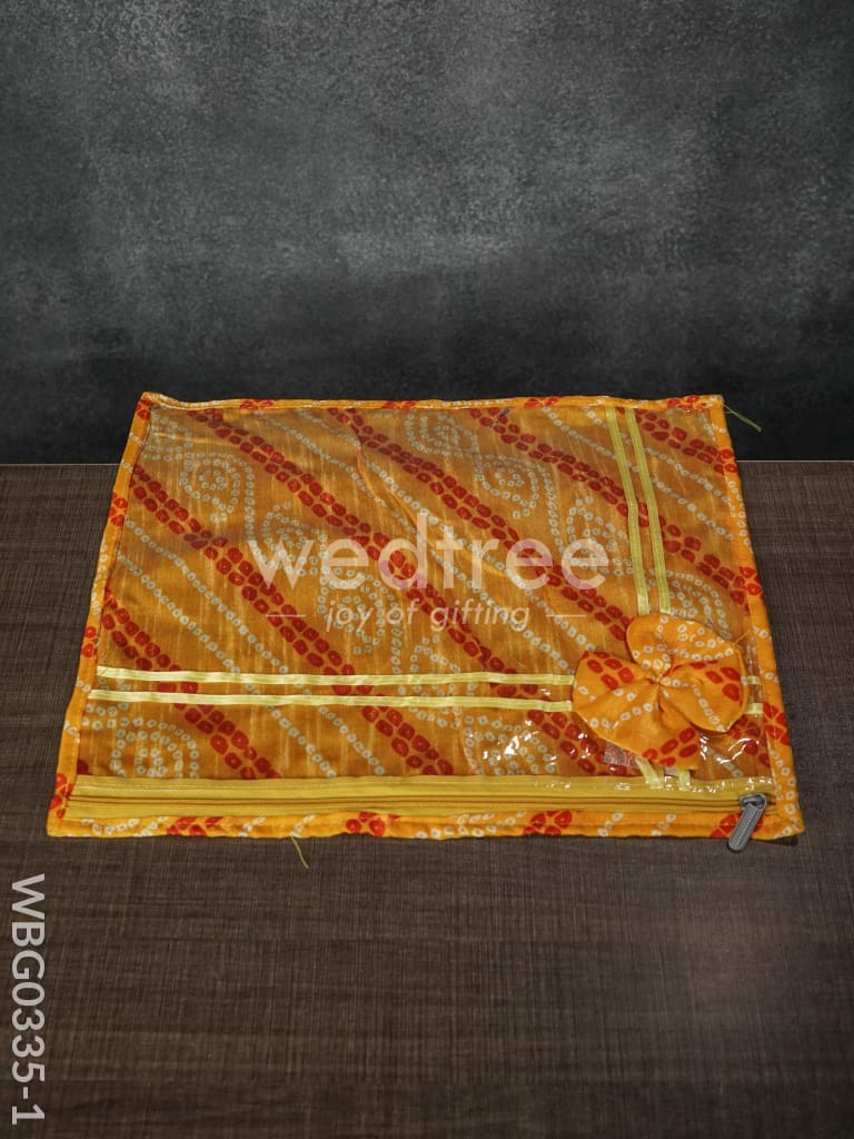 Bhandani Print Saree Cover - WBG0335