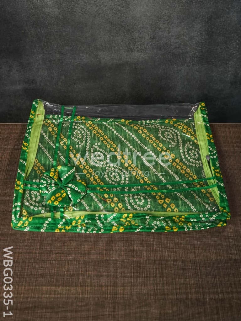 Bhandani Print Saree Cover - WBG0335