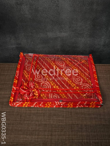 Bhandani Print Saree Cover - WBG0335