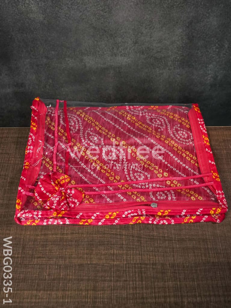 Bhandani Print Saree Cover - WBG0335