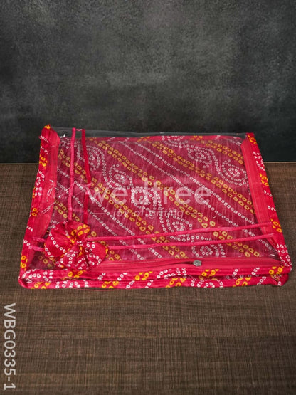 Bhandani Print Saree Cover - WBG0335
