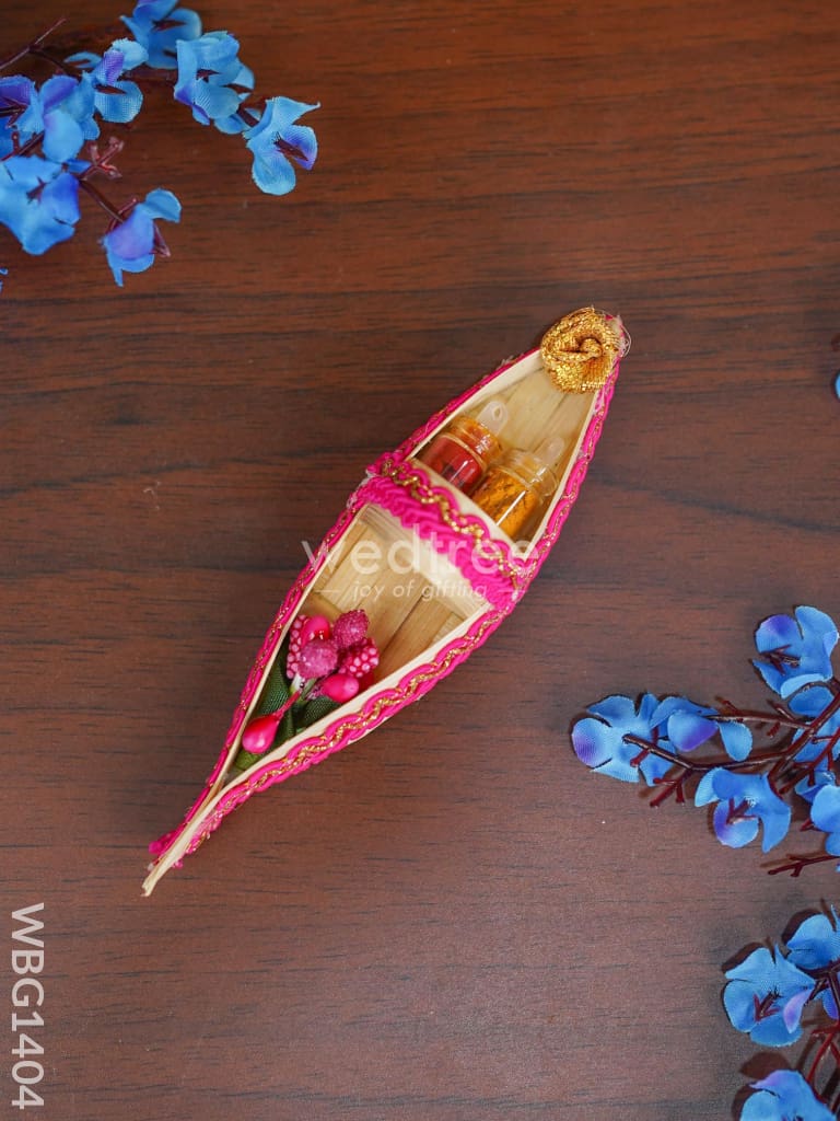 Boat Haldi Kumkum Set - WBG1404