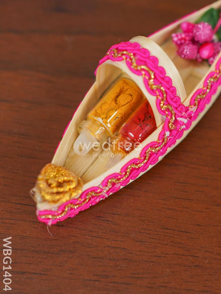 Boat Haldi Kumkum Set - WBG1404