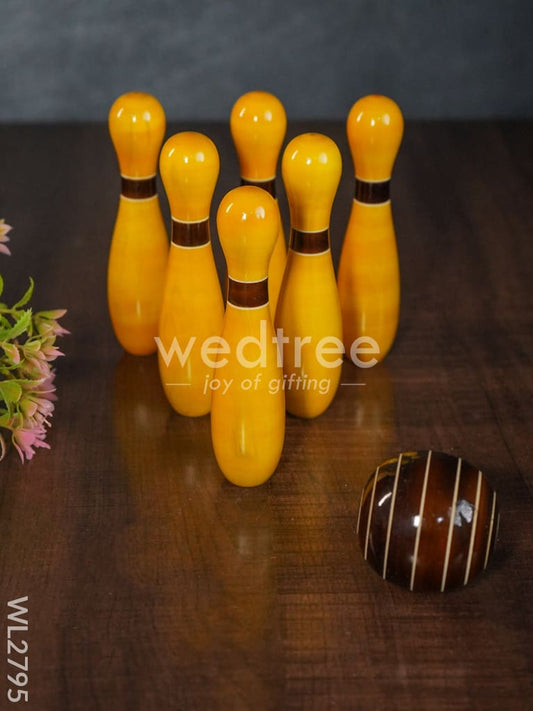 Bowling Set - Channapatna Toys - WL2795