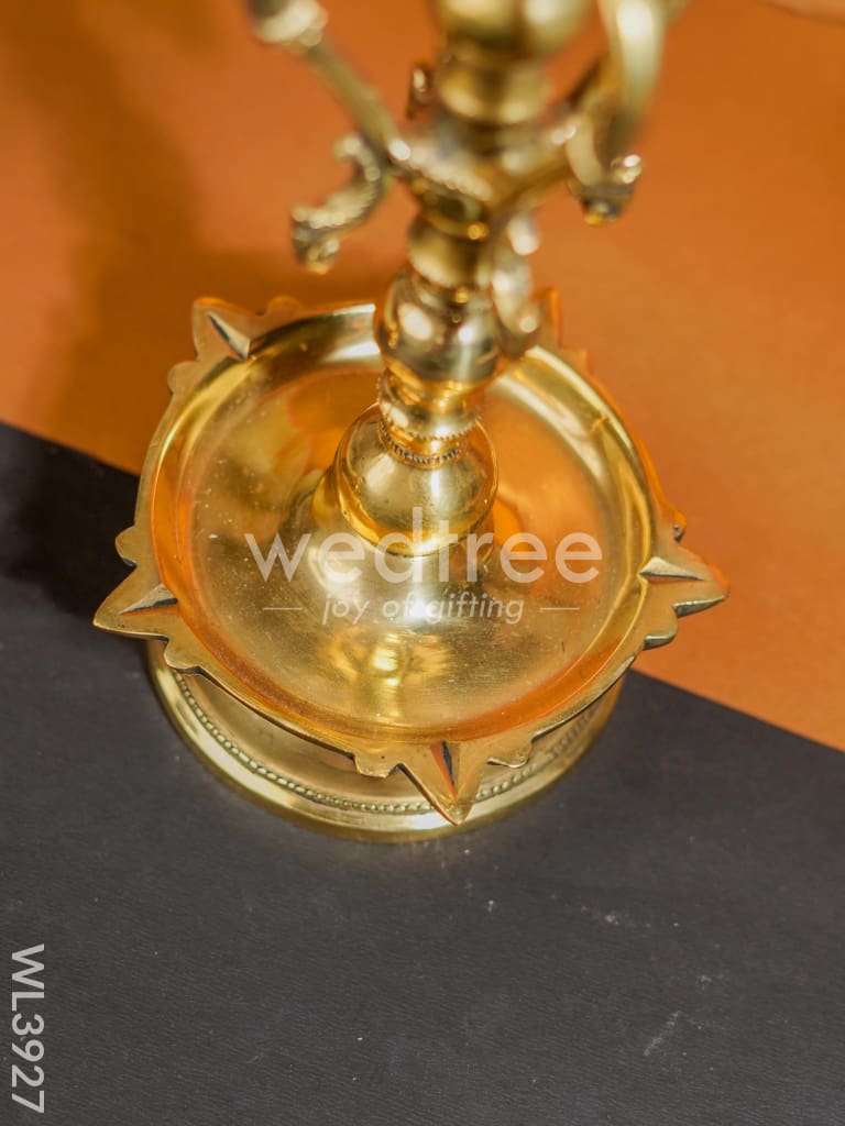 Brass 5 Face Annapakshi Kuthuvilakku - Set of 2 - WL3927