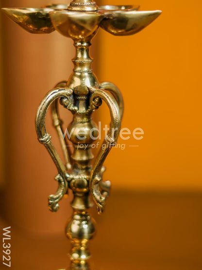 Brass 5 Face Annapakshi Kuthuvilakku - Set of 2 - WL3927