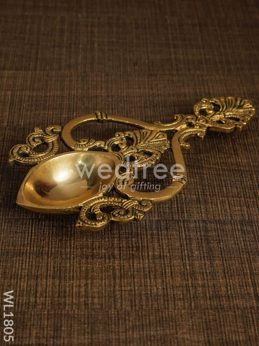 Brass Aarti Diya - 7 Inches - WL1805