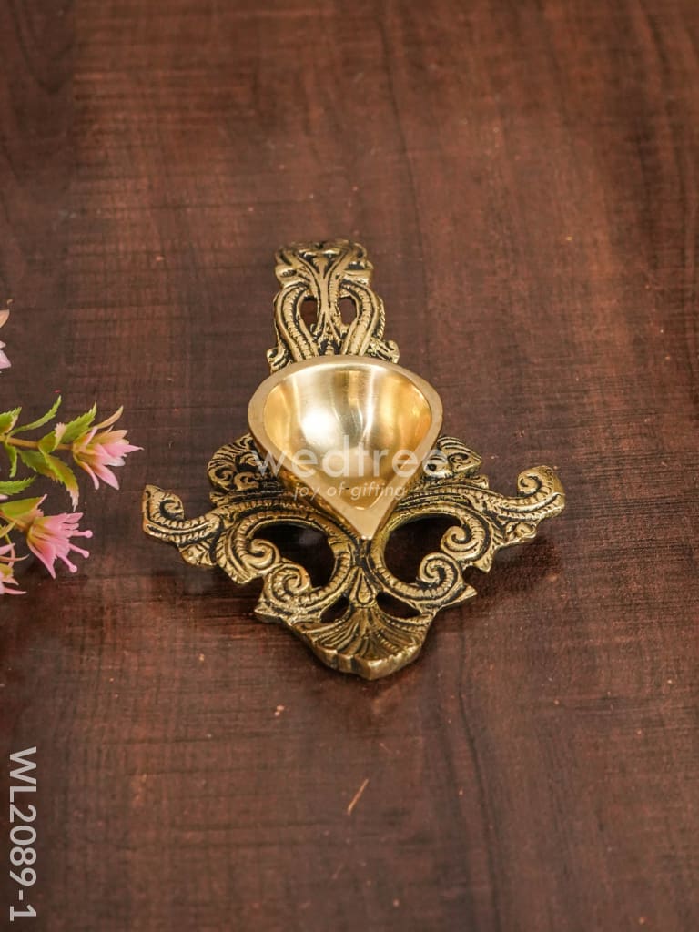 Brass Aarti Diya - WL2089-1