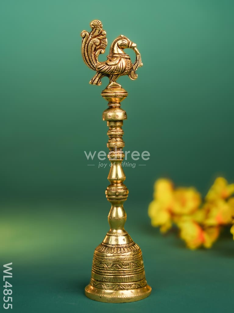 Brass Annapakshi Bell - 10 inch - WL4855