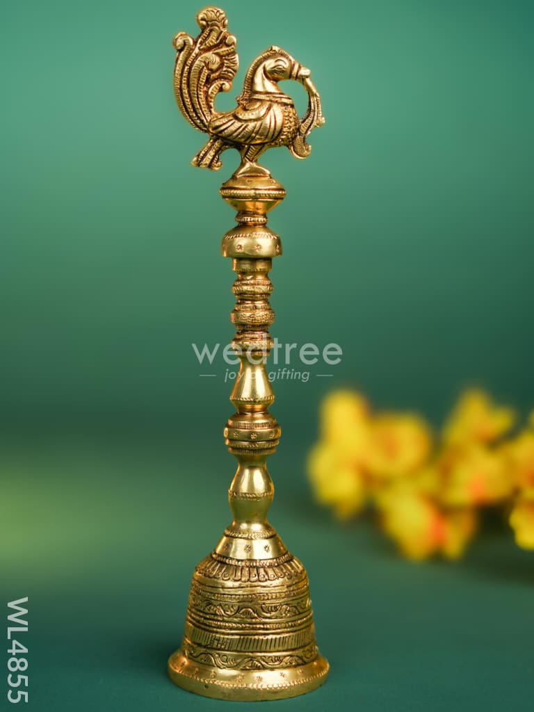 Brass Annapakshi Bell - 10 inch - WL4855