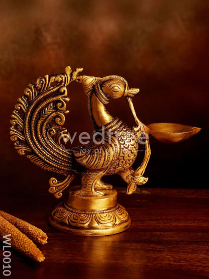 Brass Annapakshi Diya - WL0010