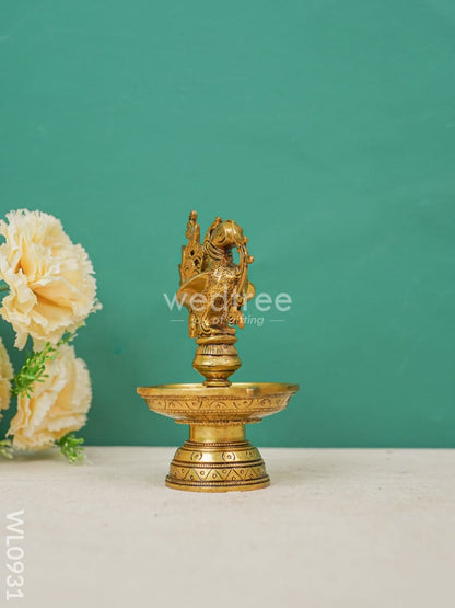 Brass Annapakshi Diya - WL0931