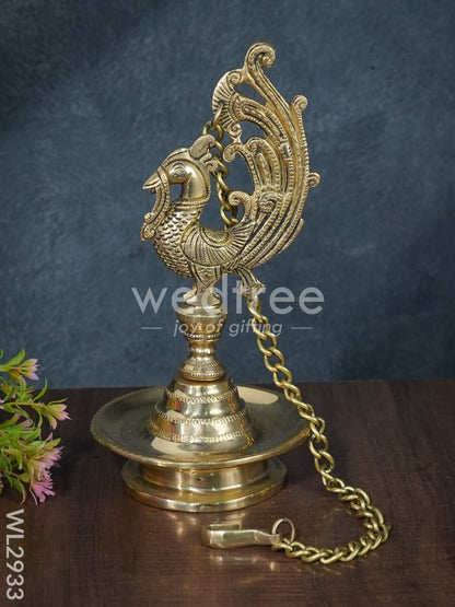 Brass Annapakshi Hanging Diya - WL2933