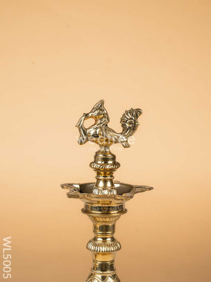 Brass Annapakshi Kuthu Vilakku  - 16 inch - WL5005