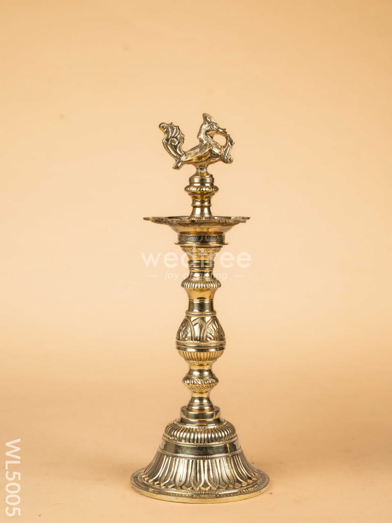 Brass Annapakshi Kuthu Vilakku  - 16 inch - WL5005