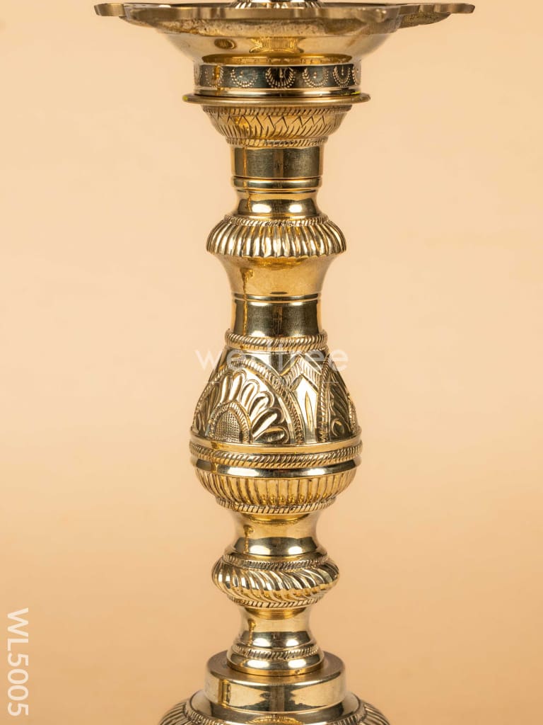 Brass Annapakshi Kuthu Vilakku  - 16 inch - WL5005