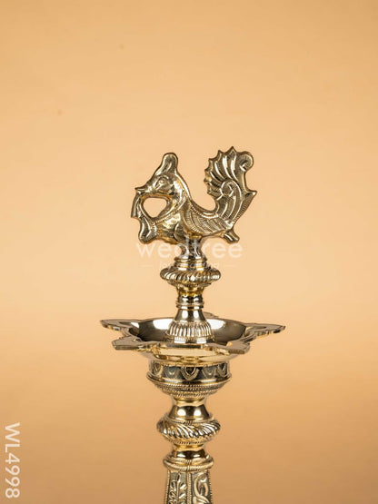 Brass Annapakshi Kuthu Vilakku - 21 inch - WL4998