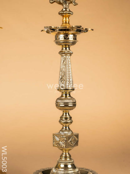 Brass Annapakshi Kuthu Vilakku - 28 Inch - WL5003