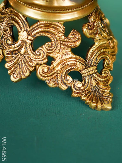 Brass Annapakshi Vilaku with Diya - 23 inch - WL4865