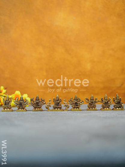 Brass Ashtalakshmi - 2.5 inch - WL3991