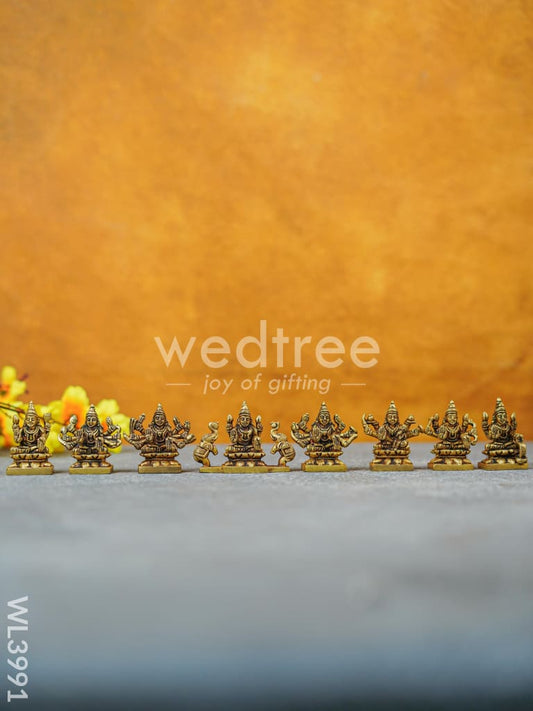 Brass Ashtalakshmi - 2.5 inch - WL3991