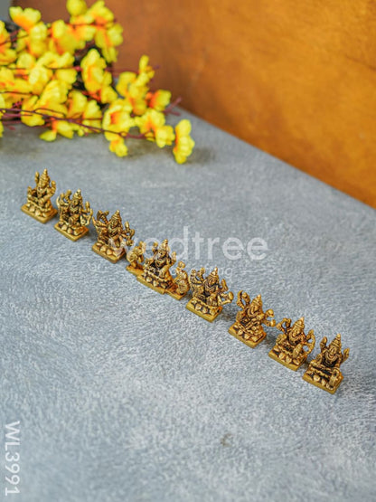 Brass Ashtalakshmi - 2.5 inch - WL3991
