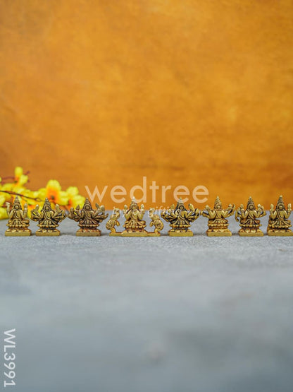 Brass Ashtalakshmi - 2.5 inch - WL3991