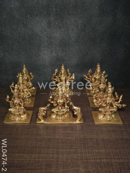 Brass Ashtalakshmi Idols - WL0474