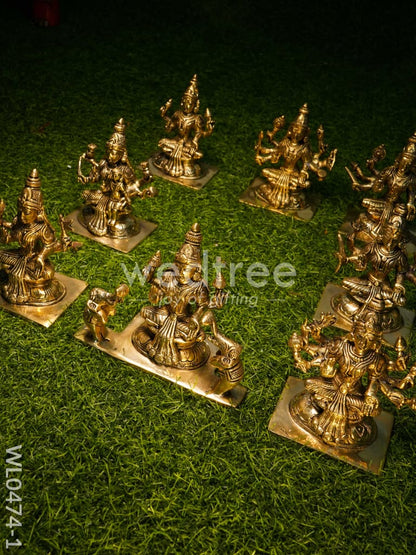 Brass Ashtalakshmi Idols - WL0474
