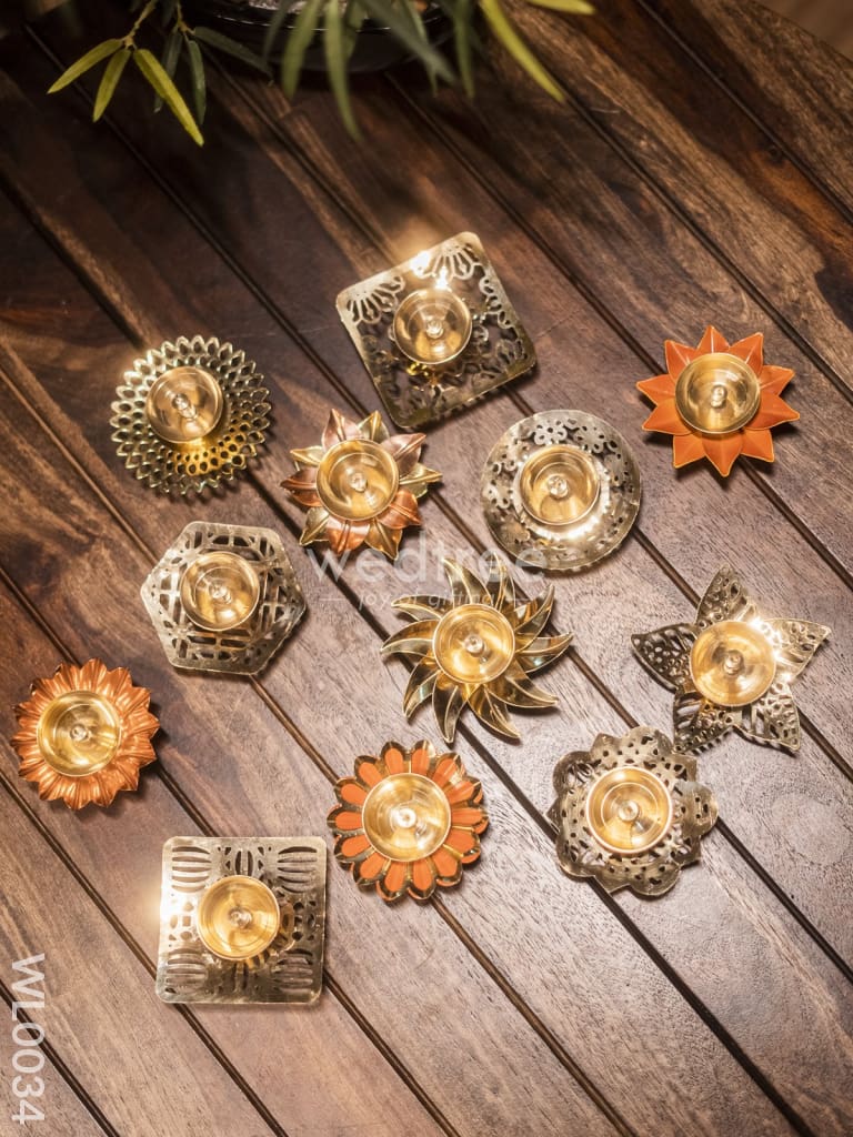 Brass Assorted Diyas - WL0034