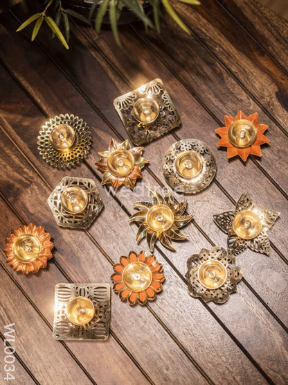 Brass Assorted Diyas - WL0034