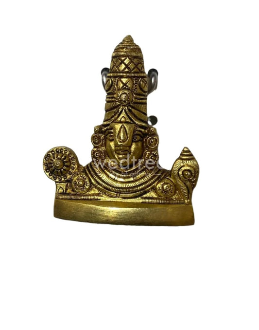 Brass Balaji Head Wall Hanging - WL3995
