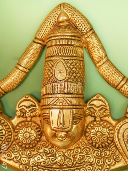 Brass Balaji Wall Hanging - 8 inch - WL4747