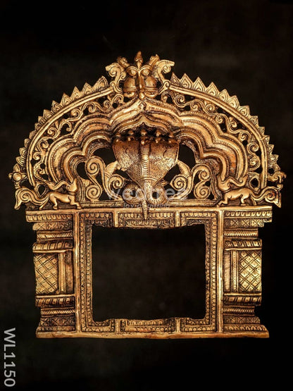 Brass Bhunesh Prabhavali Wall Hanging - WL1150