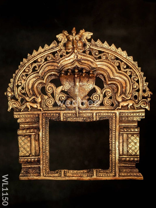 Brass Bhunesh Prabhavali Wall Hanging - WL1150