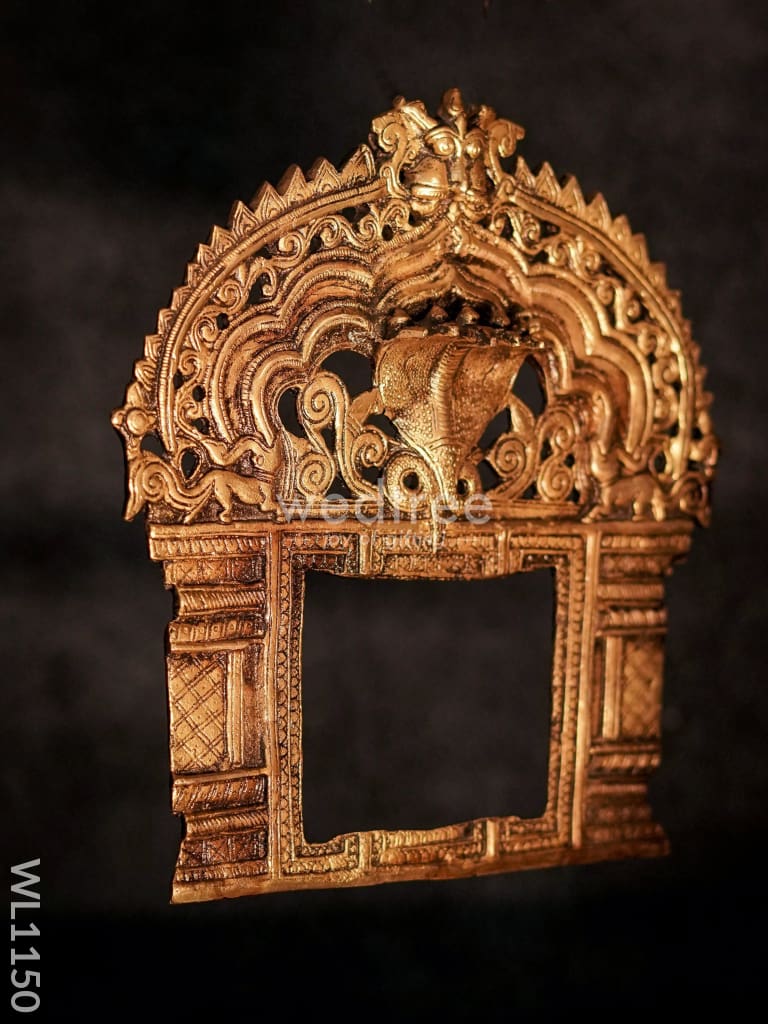 Brass Bhunesh Prabhavali Wall Hanging - WL1150
