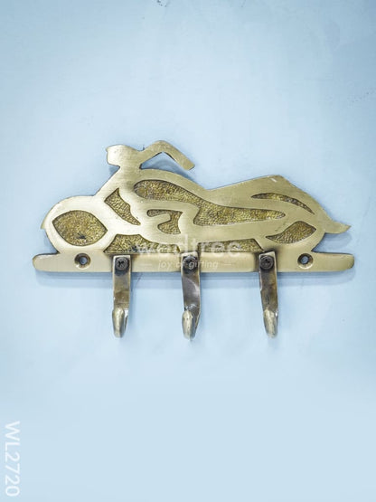 Brass Bike Key Hanger - WL2720