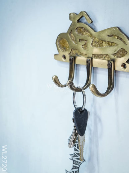 Brass Bike Key Hanger - WL2720