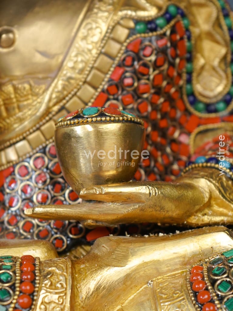 Brass Buddha Idol - WL1140