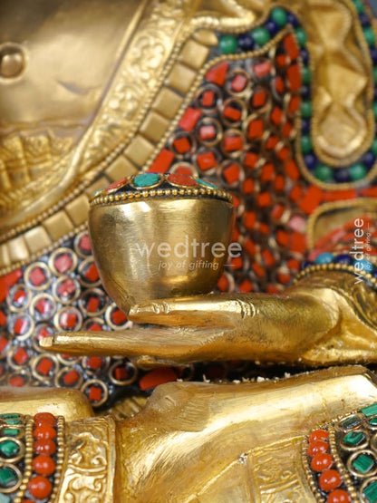 Brass Buddha Idol - WL1140